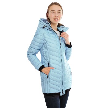 Knuffelwuff leichte Damen Übergangsjacke Brooklyn hellblau 38 - EU