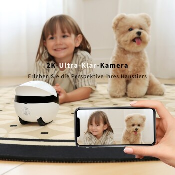 Enabot ROLA Mini: Haustier‑Monitor kabellos mit langlebiger Batterie & mobiler Live‑Überwachung