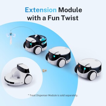 Enabot Rola PetPal - Mobile Haustierkamera + Futtermodul + Spielzeugmodul