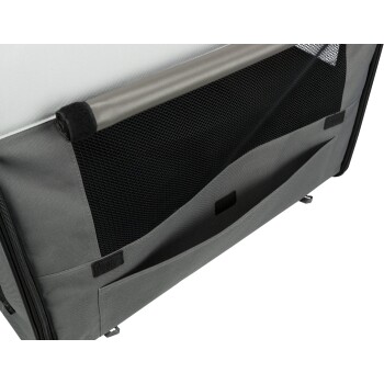 Trixie Soft Kennel Basic Box dunkelgrau/hellgrau XS-S
