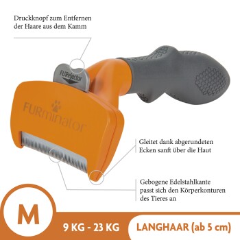 FURminator Hund M Langhaar
