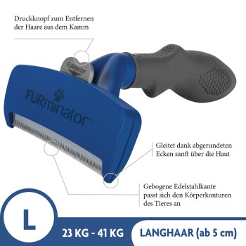 FURminator Hund L Langhaar