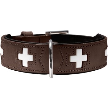 Hunter Halsband Swiss braun 37 cm